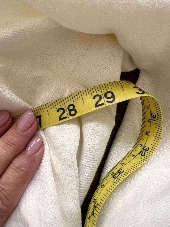 Zara Linen Blend Oversized Bomber Jacket in Cream - Size S - Picture 9 of 10